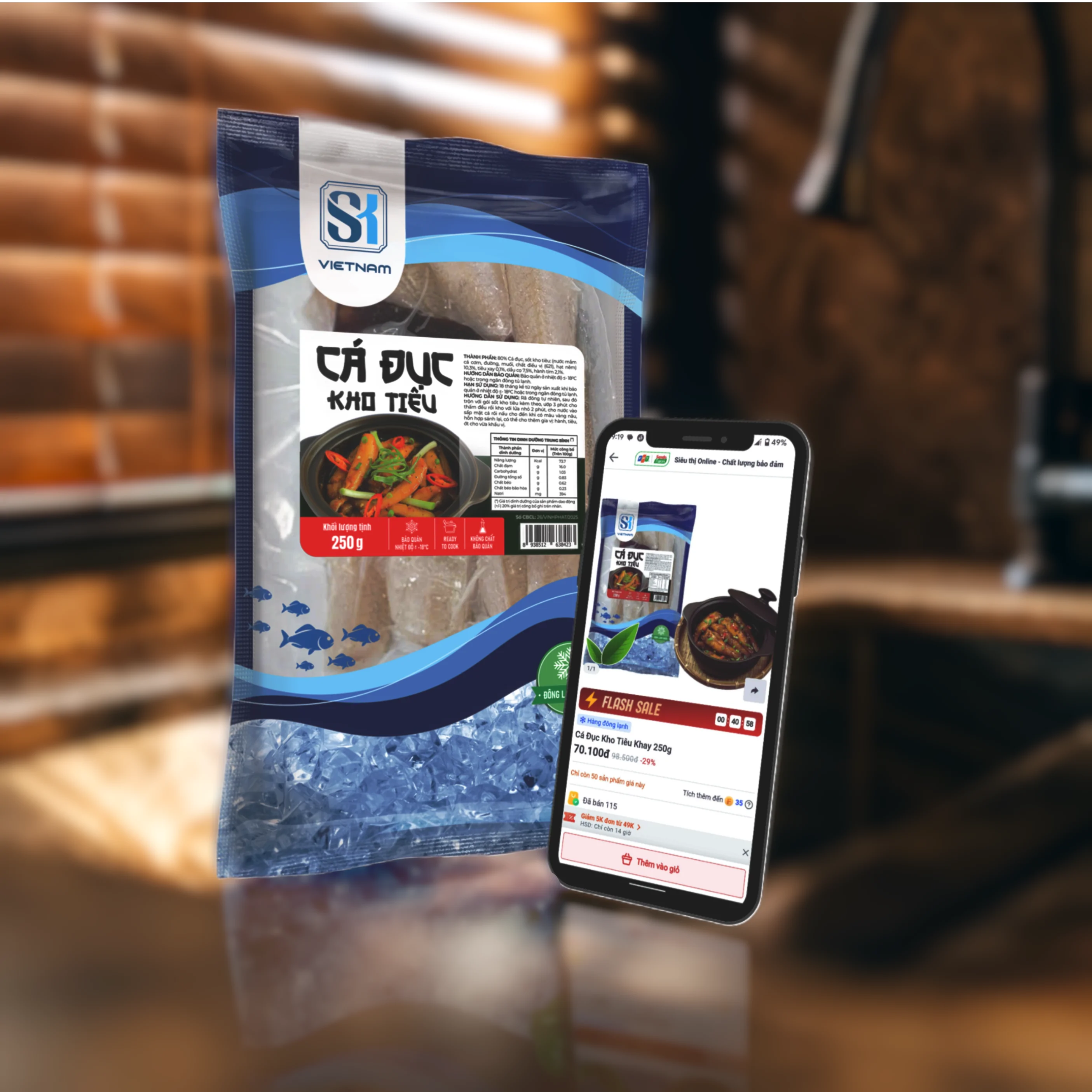 SKVN Group - Sản phẩm Cá biển Sạch Sơ chế sẵn 104 SK Vietnam - Phân phối trên sàn FPT Sendo